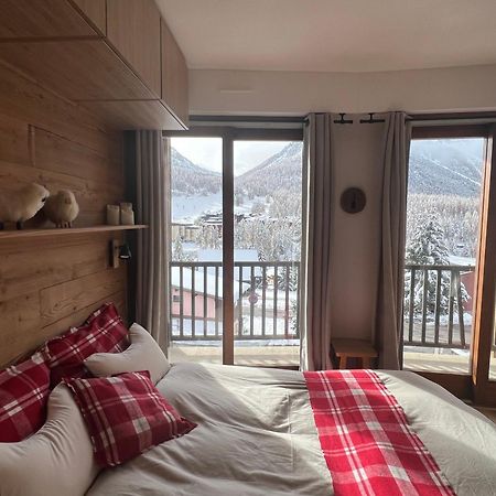 Les Tanieres De Montgenevre - La Marmotte - Duplex 4 P Entierement Renove Avec Vue Magnifiqueアパートメント エクステリア 写真