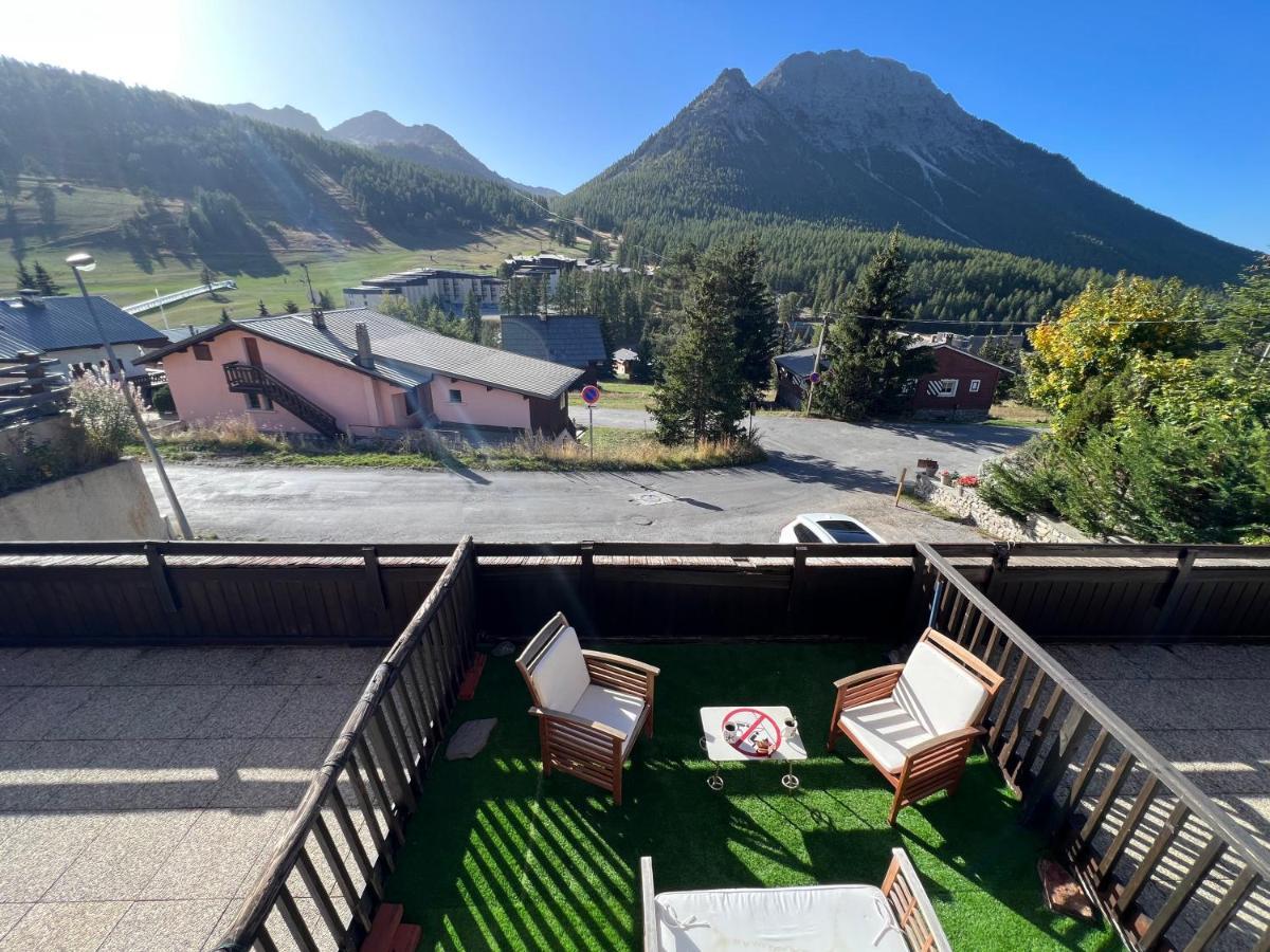 Les Tanieres De Montgenevre - La Marmotte - Duplex 4 P Entierement Renove Avec Vue Magnifiqueアパートメント エクステリア 写真