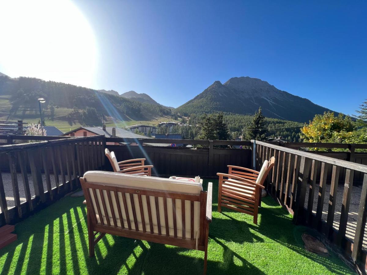 Les Tanieres De Montgenevre - La Marmotte - Duplex 4 P Entierement Renove Avec Vue Magnifiqueアパートメント エクステリア 写真