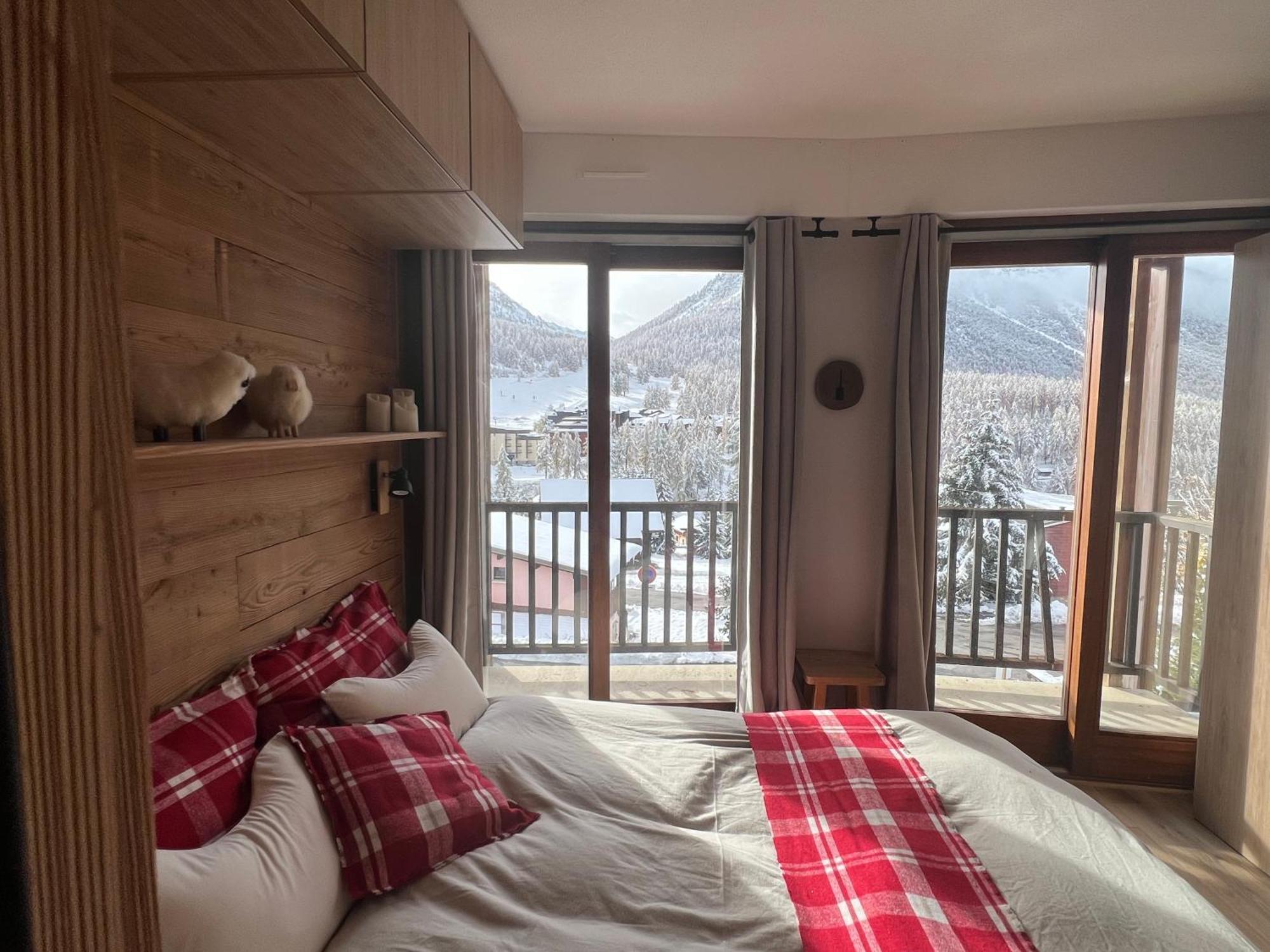 Les Tanieres De Montgenevre - La Marmotte - Duplex 4 P Entierement Renove Avec Vue Magnifiqueアパートメント エクステリア 写真