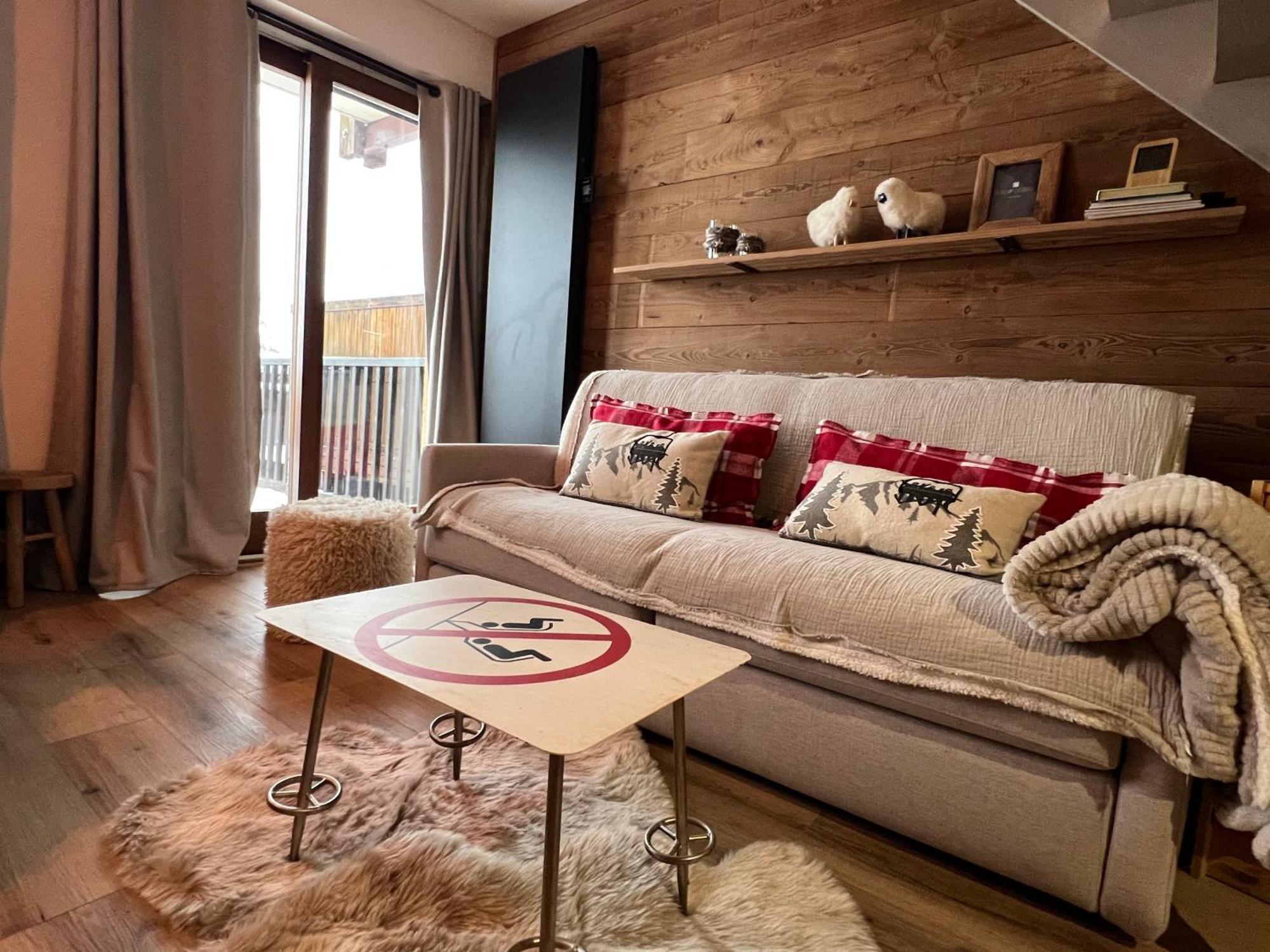 Les Tanieres De Montgenevre - La Marmotte - Duplex 4 P Entierement Renove Avec Vue Magnifiqueアパートメント エクステリア 写真